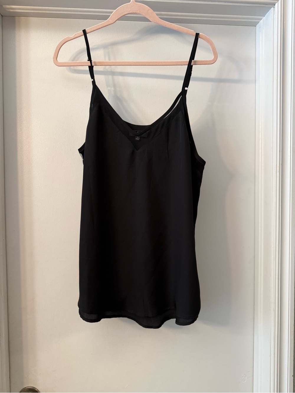 Lulu's Black Satin-Look Spaghetti Strap Cami